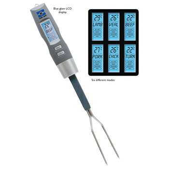  Digital Meat Thermometer Fork for Grilling and