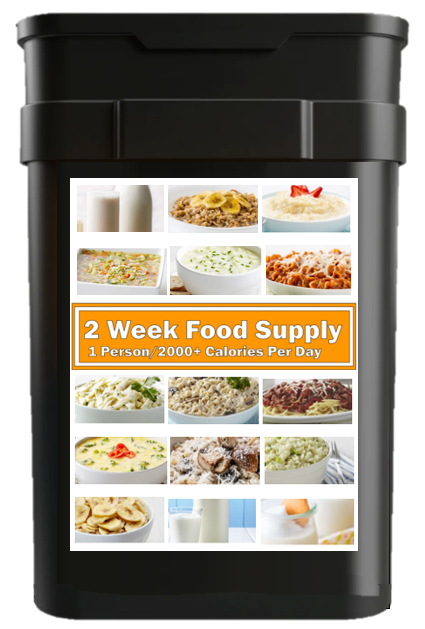 Long-Term Food Storage for Emergencies - Over 2,000 Calories/Day