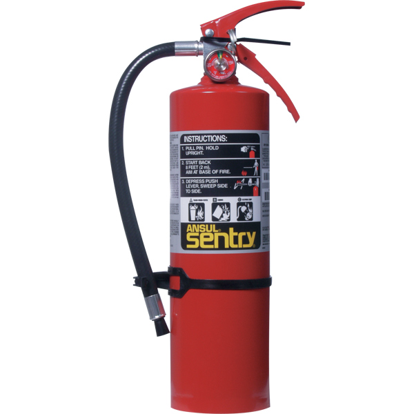 Ansul Sentry 5 Lb Abc Fire Extinguisher W Wall Hook 